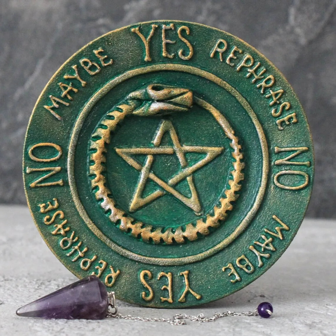 ouroboros pentagram pendulum board with pendulum